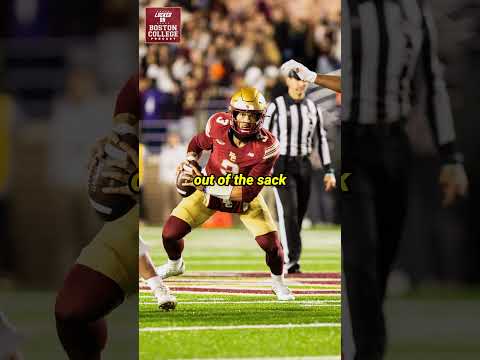 UNPREDICTABLE: Grayson James' INCONSISTENT play for Boston College #bcfootball #graysonjames