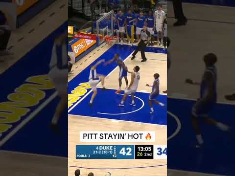 Pitt was giving Duke a run for their money 🔥