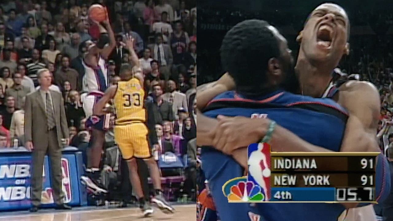 Larry Johnson's Iconic 4-Point Play | 1999 Knicks Wild Game 3 Ending vs Pacers 🔥