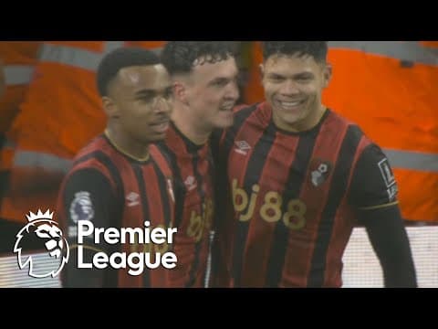 Alex Jimenez tucks away Bournemouth's second against Liverpool | Premier League | NBC Sports