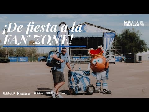 FINAL DE COPA | 🍻La Fan Zone coge forma | Atlético de Madrid-Real Sociedad