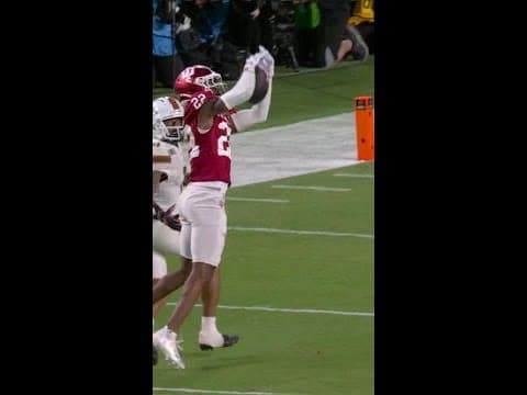 Carson Beck's costly INT hands Indiana the National Title 🏆