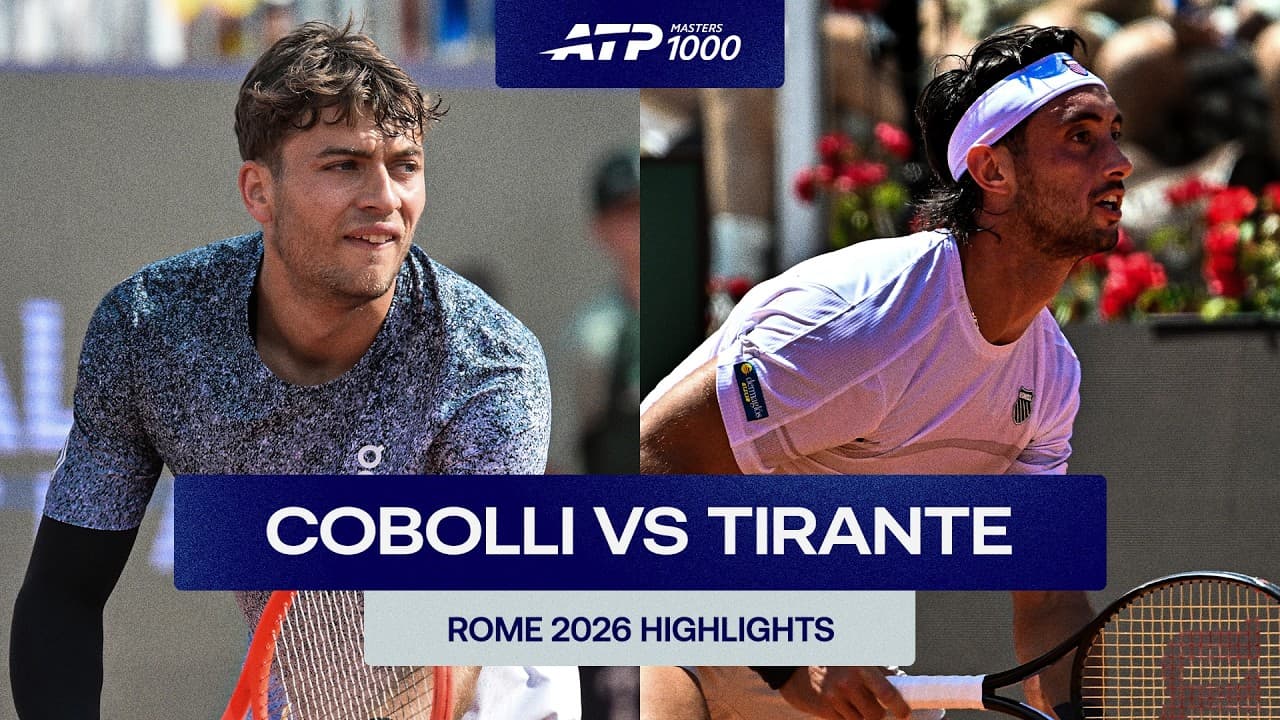 Flavio Cobolli vs. Thiago Agustin Tirante Highlights | Rome 2026 Round 3