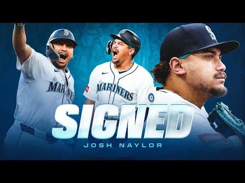 News Conference: Josh Naylor Signs 5-Year Contract with Mariners