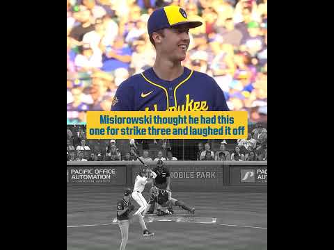 Jacob Misiorowski didn't have to wait too long for his strikeout 😤