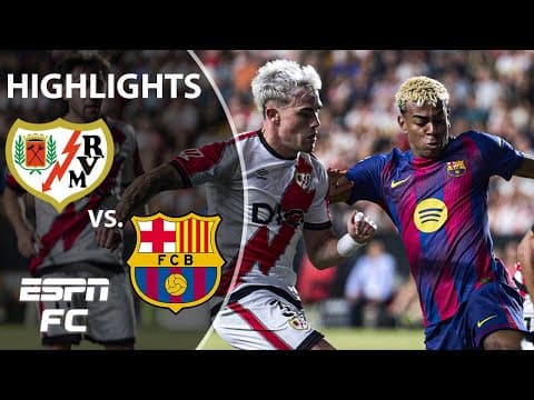 Rayo Vallecano vs. Barcelona | LALIGA Highlights | ESPN FC