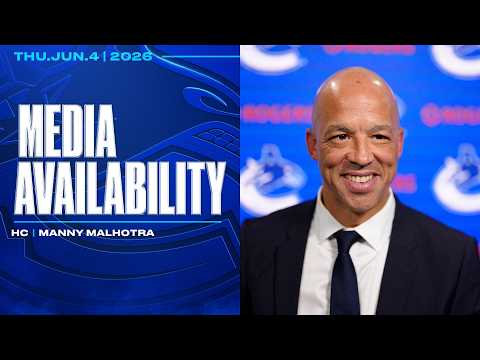 Vancouver Canucks Introduce Manny Malhotra as 23rd Head Coach in Franchise History