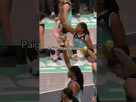 Paige Bueckers had jokes for Jonquel Jones 😂