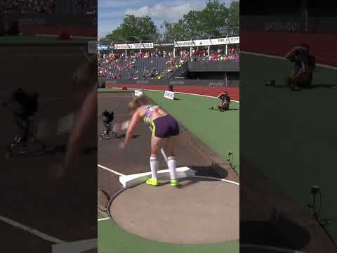 HOME WIN 🇳🇱 World champion Schilder takes the women's shot put with 20.03m in Hengelo