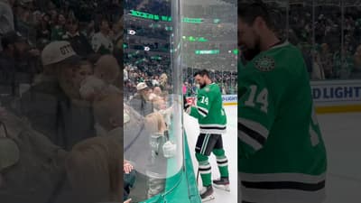 Dads share the sweetest moments with their kids during team warmups 🫶