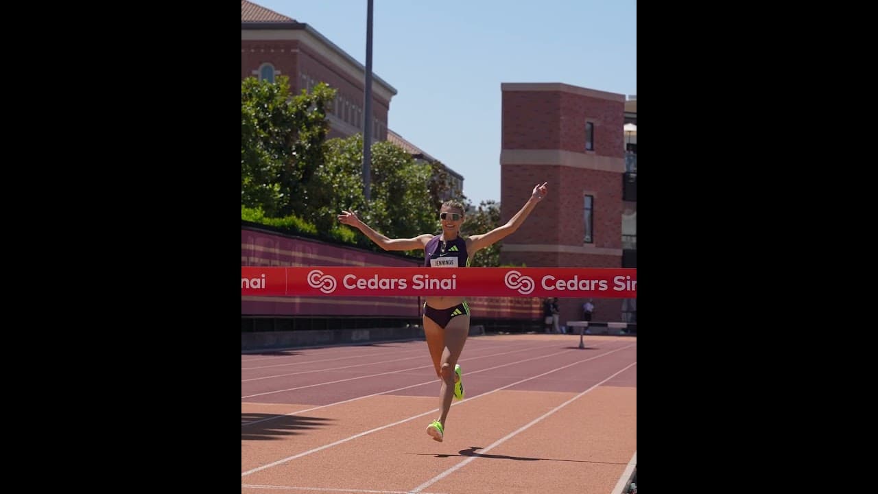 Nobody had an answer for Gabrielle Jennings in the women’s 3000m steeplechase 👏 #track #usatf