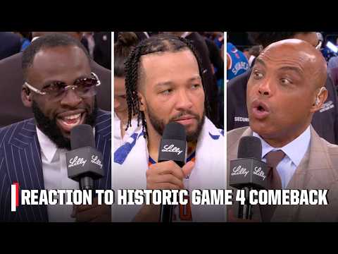 The Inside Guys & Draymond Green react to HISTORIC Knicks' Game 4 comeback 🍿 | Inside the NBA
