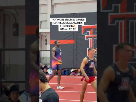 Trayvon Bromell off to a hot start🔥 #trackandfield