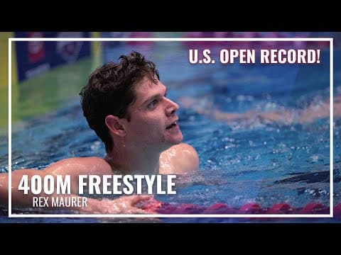 Records Fall as Maurer and Mijatovic Finish Fastest in 400M Freestyle | 2025 Toyota Nationals
