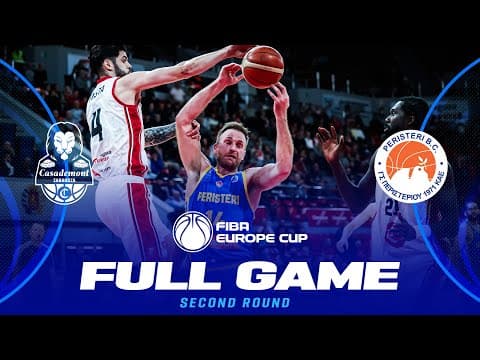 Casademont Zaragoza v Peristeri Betsson | Full Basketball Game | FIBA Europe Cup 2025-26