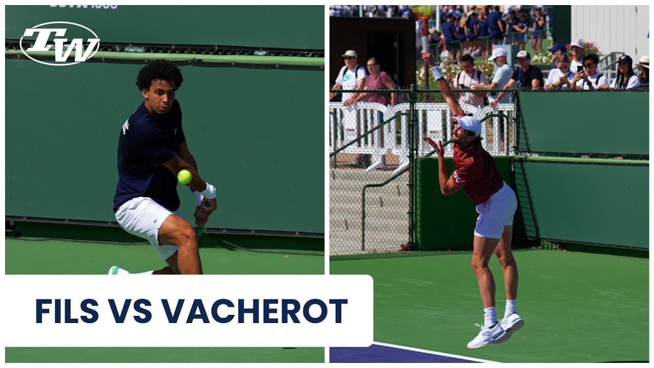 Arthur Fils & Valentin Vacherot Practice at Indian Wells + Full Gear Breakdown