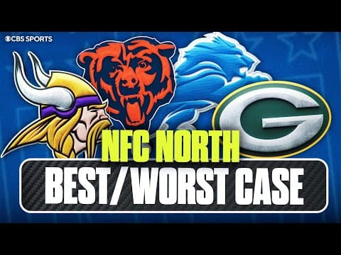 Predicting the best & worst case record scenarios for EVERY NFC North team ✅