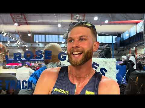 Josh Kerr Reacts to 2nd Place Behind Cole Hocker in 2 Mile at 2026 Millrose Games