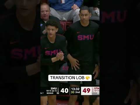 Throwing it up from distance 👏 #smumustangs #collegebasketball #accbasketball #basketball #cbb