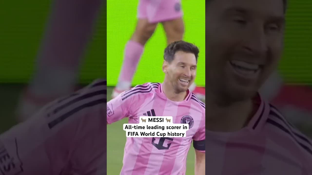 Messi breaks all-time FIFA World Cup goal scoring record 🐐