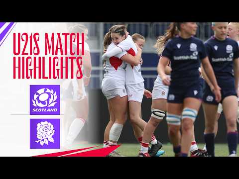 THEY SCORED NINE TRIES  | England Women U21 v Scotland highlights in Six Nations Series