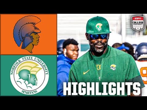 MICHAEL VICK'S FIRST WIN 🚨 Virginia State Trojans vs. Norfolk State Spartans | Full Game Highlights