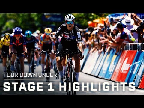 Tour Down Under 2026, Women's Stage 1 | EXTENDED HIGHLIGHTS | 1/17/26 | Cycling on NBC Sports
