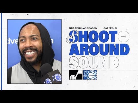 SHOOTAROUND SOUND: UTAH JAZZ VS. ORLANDO MAGIC | COACH MOSE & JEVON CARTER