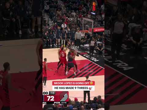 Brook Lopez has hit a new career-high in threes 🎯