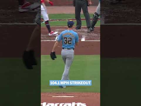 Jacob Misiorowski is pumping HEAT again for the Brewers 🔥