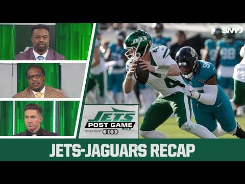 Bart Scott, Willie Colon, and Connor Rogers react to Jets' 48-20 loss to Jaguars