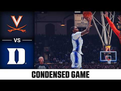 Virginia vs. Duke Condensed Game | 2025-26 ACC Men's Basketball