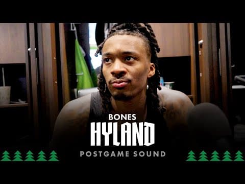 “Staying Aggressive And Playing My Game." | Bones Hyland Postgame Sound | 12.14.25