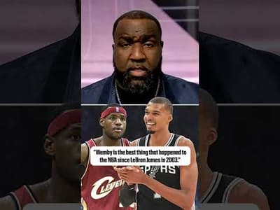 Wemby gets high praise from Perk after advancing to the NBA Finals 👀