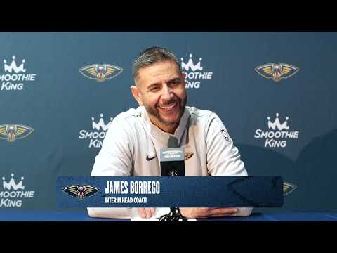 James Borrego on win, Jordan Poole, DeAndre Jordan | Pelicans-76ers Postgame Interview 2/21/2026