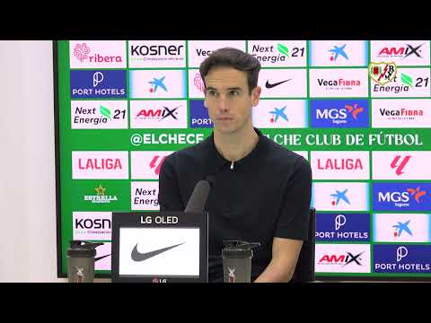 Íñigo Pérez tras el Elche CF 4 -  Rayo Vallecano 0