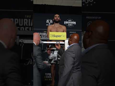 O'Malley and Zahabi have made weight! #ufcwhitehouse