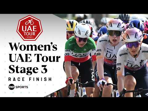 PUSHED ALL THE WAY 😮‍💨 | Women's UAE Tour 2026 Stage 3 Final KM's | TNT Sports Cycling