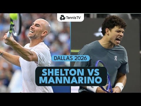 Ben Shelton vs Adrian Mannarino Among BEST MATCHES This Year 🔥 | Dallas 2026 Highlights