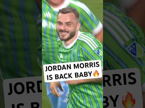Jordan Morris IS BACK from injury with a goal!👏
