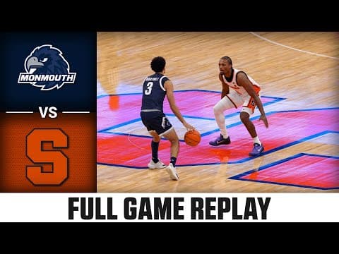 Monmouth vs Syracuse Full Game Replay | 2025-26 ACC Men's Basketball