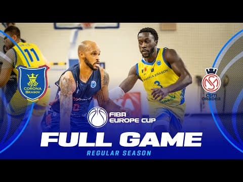 LIVE - CSM Corona Brasov v CSM CSU Raiffeisen Oradea | FIBA Europe Cup 2025-26 | Regular Season