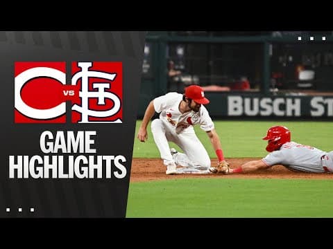 Reds vs. Cardinals Game Highlights (9/15/25) | MLB Highlights
