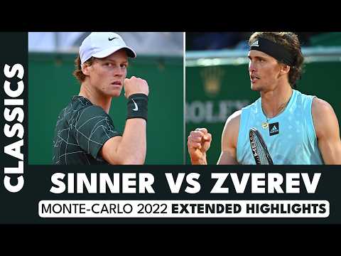 Jannik Sinner vs Alexander Zverev 3-Hour Thriller! | Monte-Carlo 2022 Extended Highlights