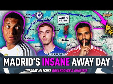 UCL Matchday 2 PREVIEW | Madrid Kazakhstan ROAD TRIP | Chelsea & Liverpool ANALYSIS | Morning Footy