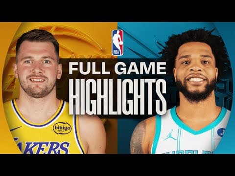 LAKERS at HORNETS | FULL GAME HIGHLIGHTS | November 10, 2025