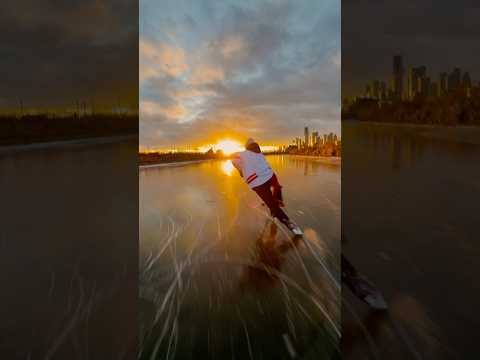 Chasing Sunsets 🌆  #hockey #pavelbarber #toronto