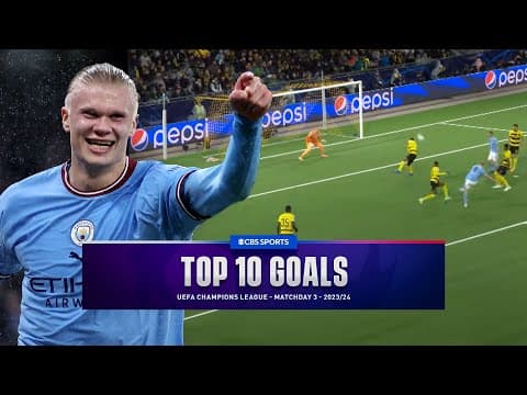 UCL Top 10 Goals of Matchday 3 - 2023/24 | CBS Sports Golazo
