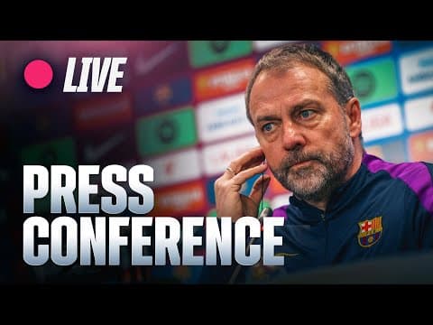 🔴 LIVE | HANSI FLICK PRESS CONFERENCE (FC BARCELONA vs ELCHE) 🔵🔴