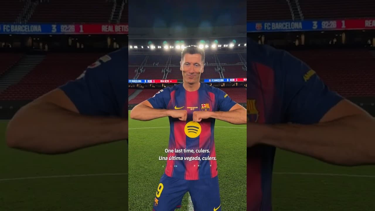 One last time 🤜🤛 #shorts #Lewandowski #fcbarcelona